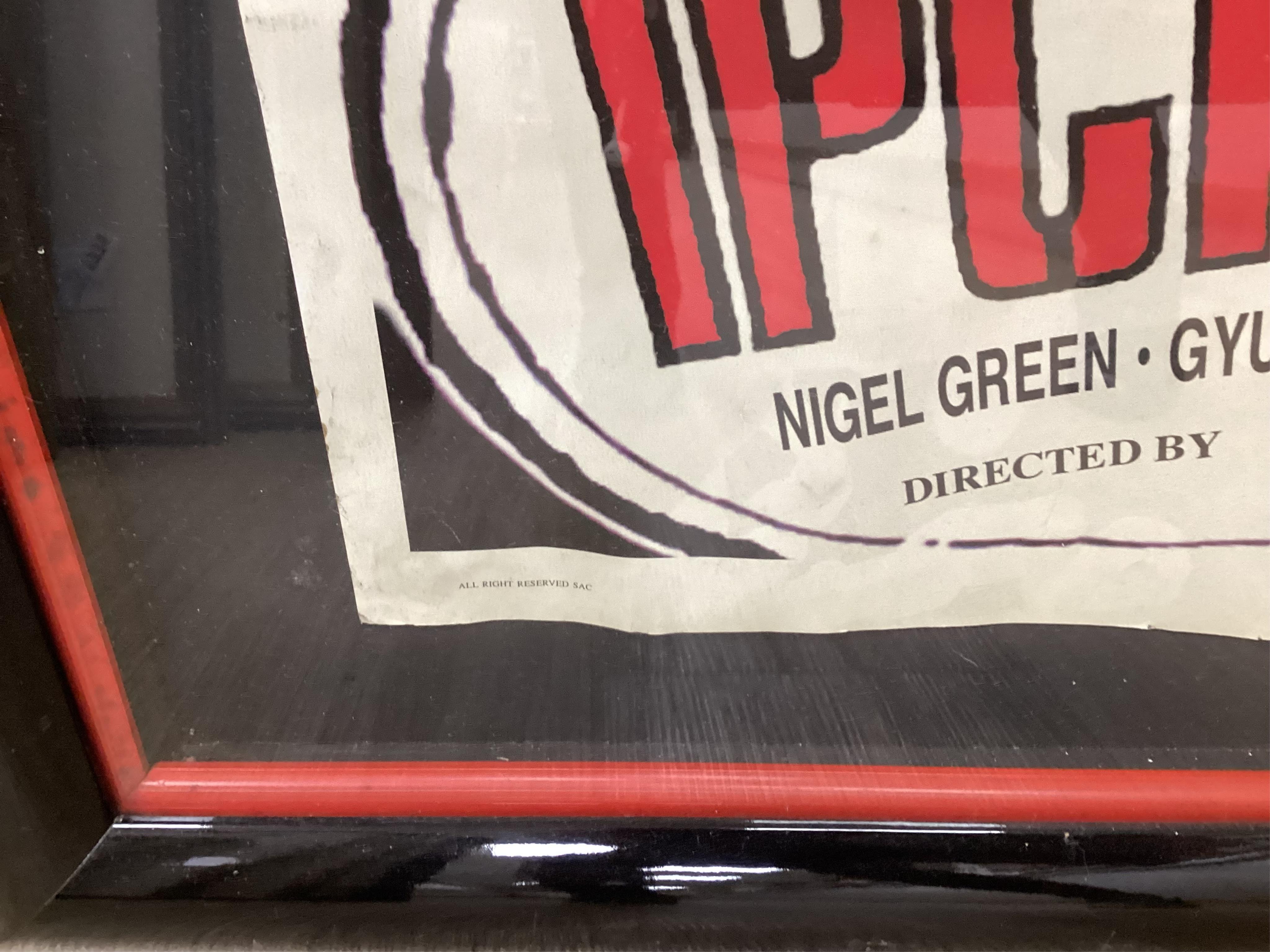 A Michael Caine poster - ‘The Ipcress File', 106cm x 80cm